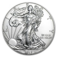 American Eagle in SILBER