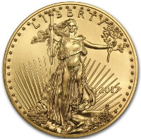 American Eagle in GOLD