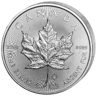 Maple Leaf in SILBER
