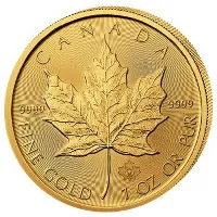 Maple Leaf in GOLD