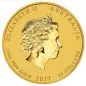 Preview: 1/4 Unze Goldmünze Australien 2017 - Lunar Serie 2 - Motiv: HAHN