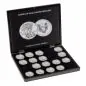 Preview: LEUCHTTURM Münzkassette für 20 Amercian Eagle Silbermünzen in Kapseln