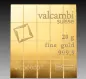 Preview: 20 x 1 Gramm CombiBar Goldtafel Valcambi in Blister