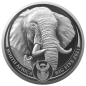 Preview: 5 Rand | 1 Unze Silbermünze Südafrika 2021 | Serie: Big Five II - Motiv: Elefant | 1. Ausgabe