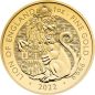 Mobile Preview: 1 Unze Goldmünze Großbritannien 2022 - The Royal Tudor Beasts Collection | Motiv: Lion of England