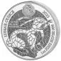 Preview: 1 Unze Silbermünze Ruanda 2023 | Lunar Serie - Motiv: HASE