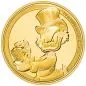 Preview: 1/4 Unze Goldmünze Niue 2022 in Polierte Platte | Disney`s Classics Ausgabe - Motiv: 75 jähriges Jubiläum Dagobert Duck ™ - Scrooge McDuck ™