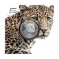 Preview: 5 Rand | 1 Unze Silbermünze Südafrika 2023 | Serie: Big Five II - Motiv: Leopard | 4. Ausgabe