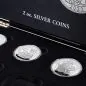 Preview: LEUCHTTURM Münzkassette für 10 x 2 Unze The Royal Tudor Beasts Collection Silbermünzen in Kapseln