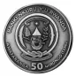 Preview: 1 Unze Silbermünze Ruanda 2022 Ultra High Relief in Antik Finish | Nautische Unze - Motiv: USS Constitution