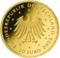 Preview: Deutschland 20 Euro Gold Gedenkmünze 2023 | Serie: Rückkehr der Wildtiere - Motiv: Steinbock || Prägeanstalt: A - Berlin