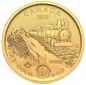 Mobile Preview: 1 Unze 99999 Goldmünze Kanada 2023 im Blister | Serie: Klondike Gold Rush - Motiv: Weg des Goldes | 3. Ausgabe