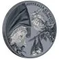 Preview: 1 Dollar | 1 Unze Silbermünze Niue 2023 in Black Proof | Serie: Australien bei Nacht - Motiv: Flughund - Flying Fox | 8. Ausgabe