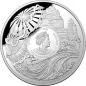 Preview: 1 Unze Silbermünze Australien 2023 gewölbt in Polierte Platte - Motiv: Zwölf Apostel ( Twelve Apostles ) | RAM Ausgabe