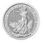 Mobile Preview: 1/4 Unze Silbermünze Großbritannien 2024 - Britannia | Motiv: König Charles ( Charles III. )
