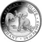 Preview: Somalia First Struck Silbermünzen SET 2024 - Elefant | 7er Münz Set