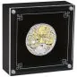 Preview: 1 Unze Silbermünze Australien 2024 vergoldet im Münzetui - Lunar Serie 3 - Motiv: DRACHE