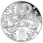 Preview: Australien 3 x 1 Unze Silbermünzen SET 2024 - Lunar Serie 3 - Motiv: DRACHE