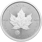 Mobile Preview: 1 Unze Silbermünze Kanada 2024 im Blister - Maple Leaf | Treasured Silver Maple Leaf First Strikes - Privy Mark: Year of the Dragon - Jahr des Drachen ( Premium Bullion )