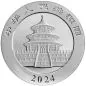 Preview: 30 Gramm Silbermünze China 2024 - Panda in Farbe | Variante 2