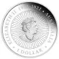 Preview: 1 Unze Silbermünze Australien 2024 in PP - Opal Serie | Motiv: Lunar Serie DRACHE