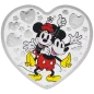 Preview: 1 Unze Silbermünze Niue 2025 Polierte Platte in Farbe | Disney`s ™ Love Ausgabe | Mickey and Minnie Mouse ™ - Disney I Love Us ™ *