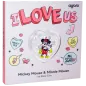 Preview: 1 Unze Silbermünze Niue 2025 Polierte Platte in Farbe | Disney`s ™ Love Ausgabe | Mickey and Minnie Mouse ™ - Disney I Love Us ™ *