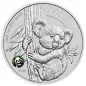 Preview: 1 Unze Silbermünze Australien 2024 in Blister - Koala | Privy Mark: Panda in Farbe - Beijing International Coin Exposition (BICE)