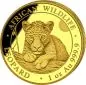 Preview: 1 Unze Goldmünze Somalia 2025 | Serie: African Wildlife - Motiv: Leopard