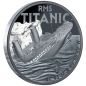 Preview: 1 Unze Silbermünze Niue 2025 Polierte Platte in Black Proof | Motiv: RMS Titanic *