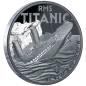 Preview: 1 Unze Silbermünze Niue 2025 Polierte Platte in Black Proof | Motiv: RMS Titanic *