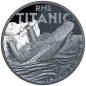 Preview: 1 Unze Silbermünze Niue 2025 Polierte Platte in Black Proof | Motiv: RMS Titanic *