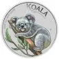 Preview: 1 Unze Silbermünze Australien 2025 Blister in Farbe - Koala | Brisbane Money Expo ANDA Special