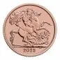 Preview: Großbritannien 1/2 Pfund Sovereign Goldmünze 2025 - Motiv: König Charles ( Charles III. )