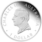 Preview: 1 Unze Silbermünze Australien 2025 in Polierte Platte | Motiv: Der Schwan - The Swan | Perth Money Expo ANDA Ausgabe