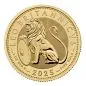 Preview: Goldmünze mit Motiv des British Lion auf der Vorderseite, Rückseite mit Porträt von König Charles III., Ausgabejahr 2025 und Feingold-Angaben, limitiert auf 5.000 Stück weltweit.
