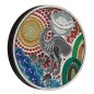 Preview: Silbermünze 2025 aus Australien mit farbigem Emu-Motiv im Antique Finish, 2 Unzen Feinsilber, Auslieferung in Etui mit Zertifikat, limitierte Auflage von 2.000 Stück.