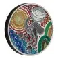 Preview: Silbermünze 2025 aus Australien mit farbigem Emu-Motiv im Antique Finish, 2 Unzen Feinsilber, Auslieferung in Etui mit Zertifikat, limitierte Auflage von 2.000 Stück.