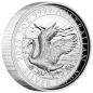 Preview: Hochwertige 5-Unzen-Silbermünze 2025 „The Swan“ der Perth Mint in High Relief und Polierter Platte. Geliefert im Etui mit Zertifikat und Umkarton, limitiert auf 500 Stück.