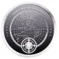 Preview: 1 oz Silbermünze 2025 aus Niue mit dem Motiv Erde (TERRA), moderne Gestaltung, geprägt in 999 Feinsilber, limitierte Auflage von 20.000 Stück.