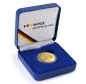 Preview: 50-Euro-Goldmünze Deutschland 2025, Prägezeichen A – Motiv „Gesundheit“ aus der Serie „Deutsches Handwerk“, in Goldfarbe mit medizinischen Symbolen