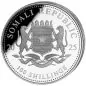 Preview: 1 Unze Silbermünze Somalia 2025 – Elefant mit Privy Mark „ANA Oklahoma City“ aus 999,9 Feinsilber, Motiv Somalia Elefant 2026, in Etui mit Zertifikat