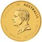 Preview: 1/4 Unze Goldmünze Australien 2026 Lunar Serie III mit Pferd-Motiv, geprägt von der Perth Mint, Vorderseite mit Porträt der Königin, Rückseite mit detailreicher Darstellung eines Pferdes.