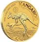 Preview: „1/2 Unze Goldmünze Australien 2026 Känguru (40th Anniversary), geprägt von der Perth Mint, Vorderseite mit Porträt von König Charles III., Rückseite mit Känguru-Motiv, einzeln gekapselt.“