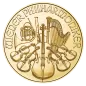 Preview: 1/2 Unze Goldmünze Österreich 2026 Wiener Philharmoniker mit Instrumentenmotiv des Orchesters, geprägt von der Münze Österreich, Wertseite mit Orgelmotiv und Euro-Nennwert