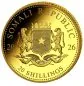 Preview: 0,5 Gramm Goldmünze Somalia 2026 in Polierter Platte | Serie: African Wildlife - Motiv: Elefant
