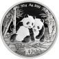 Preview: Silbermünze China Panda 2026, 30 g, mit Panda-Motiv auf der Vorderseite und dem Himmelstempel von Peking auf der Rückseite