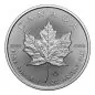 Preview: 1 Unze Silbermünze Kanada 2026 Maple Leaf mit Ahornblatt-Motiv, geprägt von der Royal Canadian Mint, inklusive Sicherheitslinien und Mikro-Laserzeichen, Vorderseite mit dem Porträt von König Charles III.