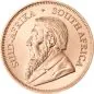 Preview: 1/10 Unze Goldmünze Südafrika 2026 Krügerrand mit Porträt von Paul Kruger auf der Vorderseite und springendem Löwen auf der Rückseite, geprägt von der South African Mint.