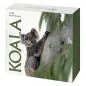 Preview: 1 Unze Silbermünze Australien 2026 Koala High Relief Polierte Platte aus 999,9 Feinsilber, 3. Ausgabe der RAM Serie, Koala Motiv hochreliefiert, ausgeliefert in Münzetui mit Zertifikat und Umverpackung.